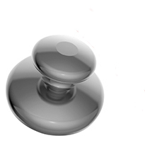 Лингвальная кнопка круглая изогнутая BLB Round Curved