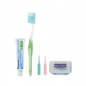 Набор Pierrot Orthodontic Kit (зуб. Щётка ORTHO SPECIALIST, зуб.паста, воск, 2 ёршика)