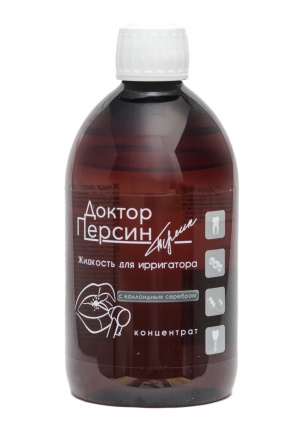 T/м "Профессор Персин", Жидкость-концентрат для ирригатора "Формула для защиты зубов и дёсен" с коллоидным серебром